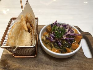 Sweet potato curry at Veganerie - Siam Paragon in Bangkok