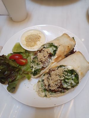 Caesar wrap - 3/5 at Veganerie - Siam Paragon in Bangkok