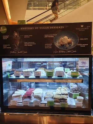 Lots of cakes!! at Veganerie - Siam Paragon in Bangkok