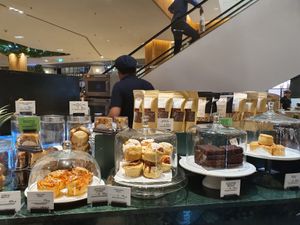 Bakery section at Veganerie - Siam Paragon in Bangkok
