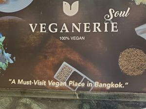 Front sign at Veganerie - Siam Paragon in Bangkok