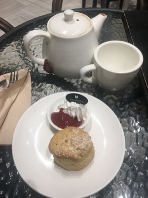 Delish! Been craving a scone since I’m vegan  at Veganerie - Siam Paragon in Bangkok