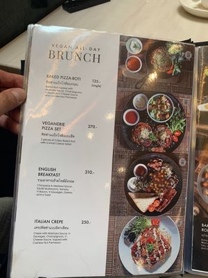 Menu  at Veganerie - Siam Paragon in Bangkok