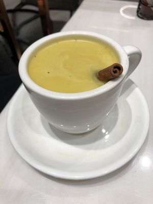 Golden Milk at Veganerie - Siam Paragon in Bangkok