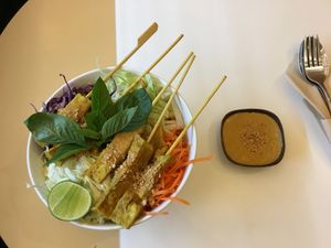 Salad  at Veganerie - Siam Paragon in Bangkok