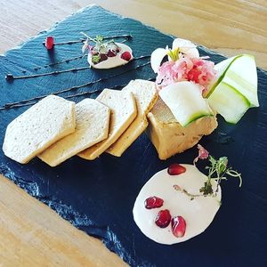 Vegan Cheese Board at The Hidden Olive in Plymouth