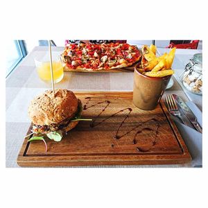 Veggie a Burger, Triple Cooked Chips & Vegan Pizza  at The Hidden Olive in Plymouth