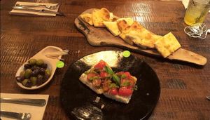 Starters at Zizzi in Belfast