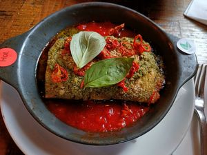 Vegan rainbow lasagna (veganuary exclusive)  #Veganuary at Zizzi in Belfast