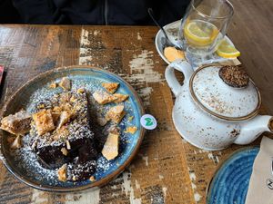 Fudge Cake at Zizzi in Belfast