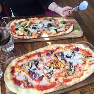 vegan pizzas at Zizzi in Belfast