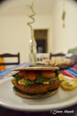 Super sandwich veggie.  at Veg & Soul in Mar Del Plata