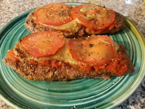 milanesa a la napolitana at Veg & Soul in Mar Del Plata