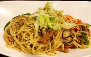 Aglio Olio Spaghetti  at Roma's Deli in Central Singapore