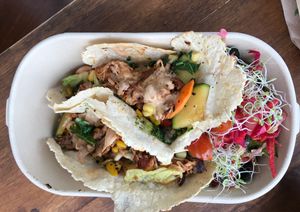 Vegan Taccos - $13 at Zens Kitchen Food Truck in Murchison