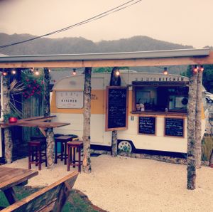 our set up.. at Zens Kitchen Food Truck in Murchison