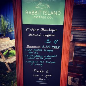 We serve coffee organically grown from small growers in Colombia, Timor-Leste & Ethiopia.. at Zens Kitchen Food Truck in Murchison