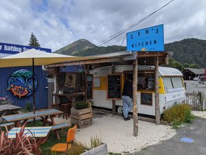 The restaurant at Zens Kitchen Food Truck in Murchison