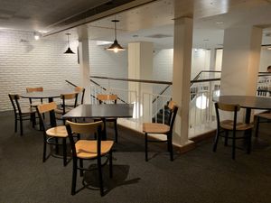 Upstairs seating  at Toasty's Grilled Cheese Shop in Duluth
