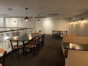 Upstairs dining area  at Toasty's Grilled Cheese Shop in Duluth
