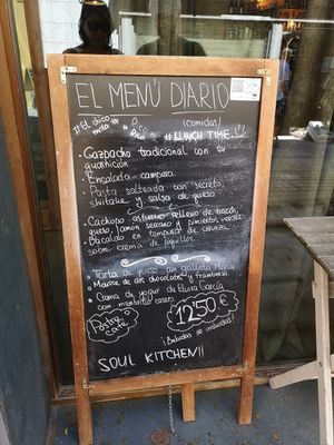 Menú julio 2021 at Soul Kitchen in Avila