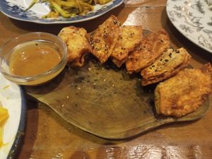Gyozas vegetales at Soul Kitchen in Avila
