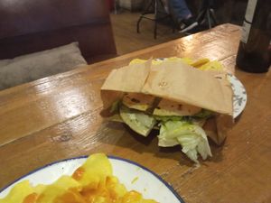 Hamburguesas falafel at Soul Kitchen in Avila