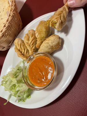 Fried Momo vegan  at Namaste Nepal in Wiesbaden