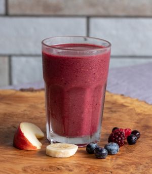 Acai Berry Smoothie at Ahimsa The Vegan Cafe in North West London