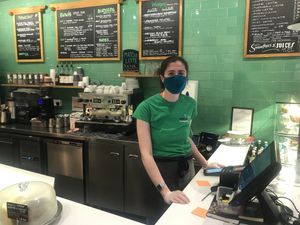 Lovely people and vibe. at Ahimsa The Vegan Cafe in North West London