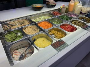 Salads   at Ahimsa The Vegan Cafe in North West London