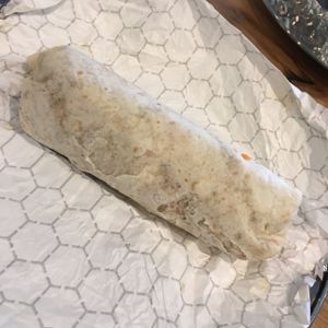 Tofu chilli wrap at Ahimsa The Vegan Cafe in North West London