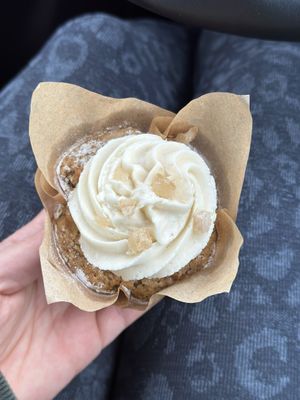 Lemon and Poppyseed muffin (INCREDIBLE)  at Ahimsa The Vegan Cafe in North West London
