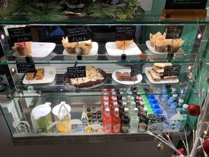 Cakes and muffins at Ahimsa The Vegan Cafe in North West London