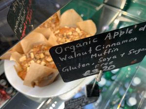 New muffin at Ahimsa The Vegan Cafe in North West London