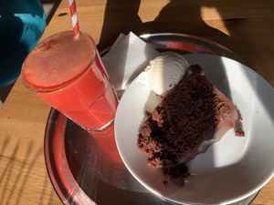 Wow at Ahimsa The Vegan Cafe in North West London