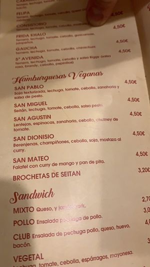 Vegan burguers at Burger Centro in Jerez