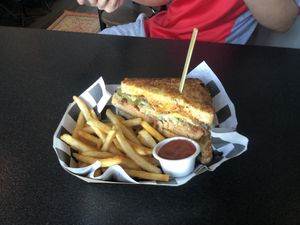 Frisco Melt with Beyond Meat at Woodhouse in Columbus