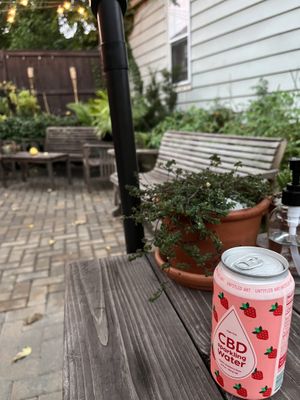 Good outdoor seating  at Woodhouse in Columbus