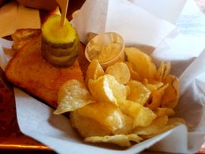 Grilled cheese at Woodhouse in Columbus