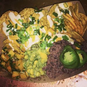 Vegan Nachos at Woodhouse in Columbus