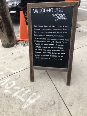 Sign of the times at Woodhouse in Columbus