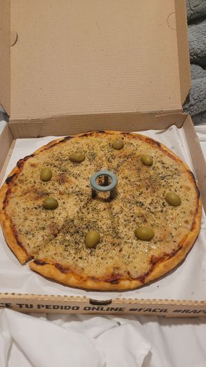 Vegan Mozzarella Pizza 😍 at Pizza Vegana - San Telmo  in Buenos Aires