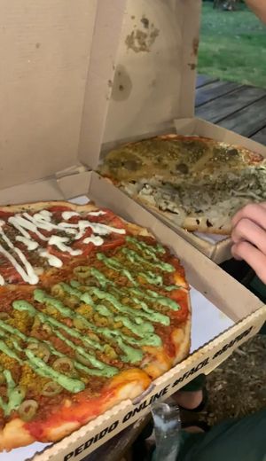 I visited without knowing it was a gluten-free place and I couldn't believe it was that good and made without gluten!!! Decently the best gf pizza I have ever had  at Pizza Vegana - San Telmo  in Buenos Aires