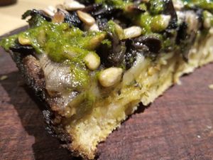 Faina super mario at Pizza Vegana - San Telmo  in Buenos Aires