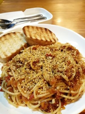 Spaghetti Bolognese at Vedge Health Hub in Bacolod Negros Occidental