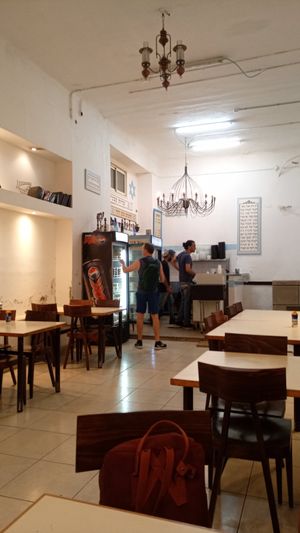 Love this place at Hummus Magen David in Tel Aviv