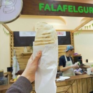 Falafel at Falafel Guru in Moscow