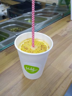 Nice lemonade at Falafel Guru in Moscow
