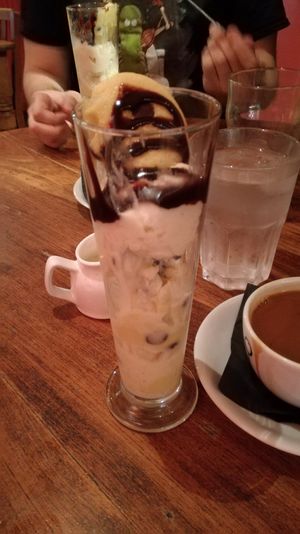 Cookie dough pudding at The Orange Tree in Leicester